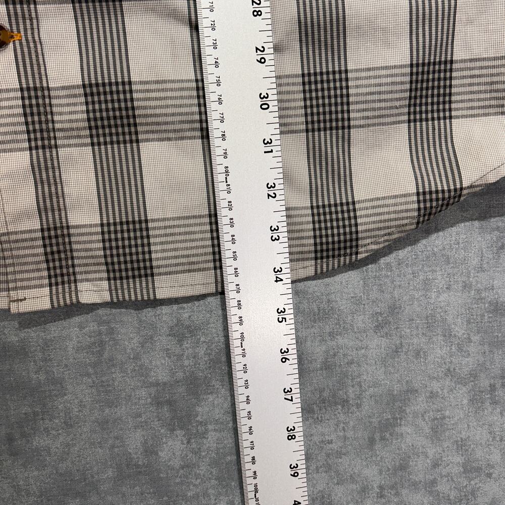 Carhartt Force Relaxed Fit plaid workwear casual short sleeve button up mens LT - Picture 10 of 10